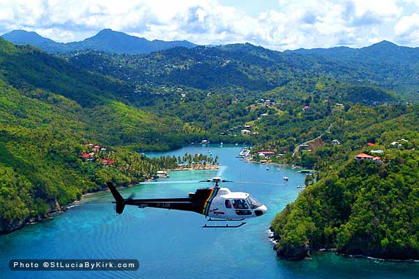 St-Lucia-Helicopter